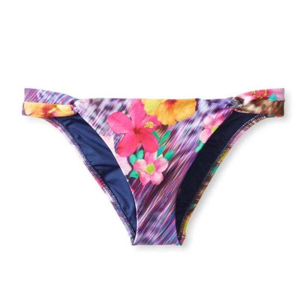 NWT Nanette Lepore Flora Fiesta Skimpy Swim Hipster Bottom Large L